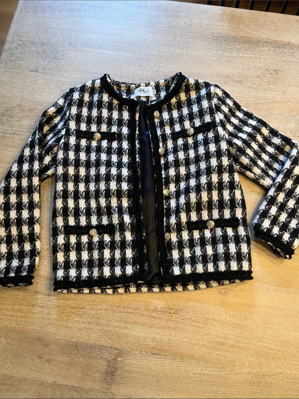 Lola and the boys size 12 jacket EUC
